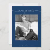 Groovy Charm EDITABLE COLOR Afstuderen Kaart (Achterkant)