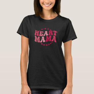 Groovy CHD Warrior Moeder Aangeboren Hartziekte Mo T-shirt