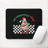 Groovy Checkered Oh Christmas Tree Cakes For Cake  Muismat (Met muis)