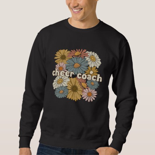 Groovy Cheercoach Cheerleading Coach Cheerleader  Trui (Voorkant)