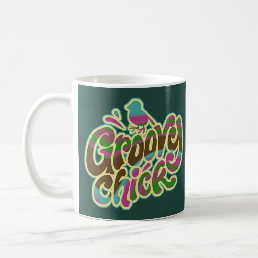 Groovy Chick Koffiemok (Links)