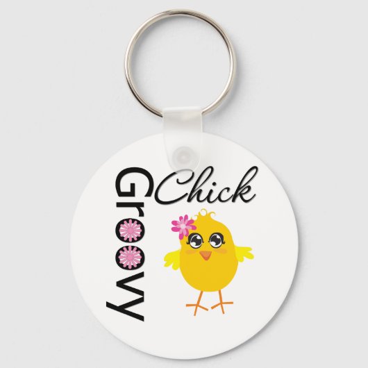 Groovy Chick Sleutelhanger (Voorkant)