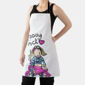 Groovy Chick T-shirt - meisjes sweatshirt Schort (Insitu)