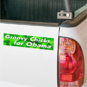 Groovy Chicken for Barack Obama Bumpersticker (Op Truck)