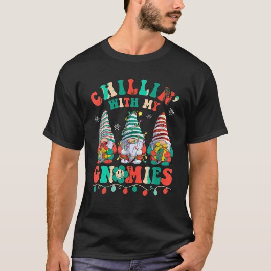 Groovy chillin met mijn kabouters sinterklaas Kers T-shirt (Voorkant)