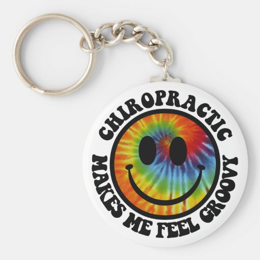 Groovy Chiropractic Sleutelhanger (Voorkant)