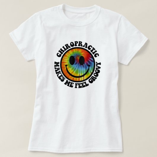 Groovy Chiropractic T-Shirt (Design voorkant)
