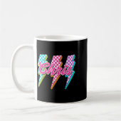 Groovy Chris Bliksemschicht Geruit I Love Meme  Koffiemok (Links)