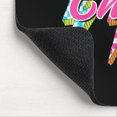 Groovy Chris Lightning Bolt Checkered I Love Meme  Muismat (Hoek)