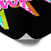 Groovy Chris Lightning Bolt Checkered I Love Meme  Poster (Hoek)