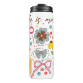Groovy Christelijk Ze Is Moeder Design Thermosbeker (Voorkant)