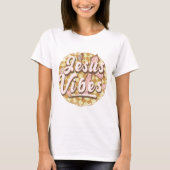 Groovy Christelijke Jesus Vibes T-shirt (Voorkant)