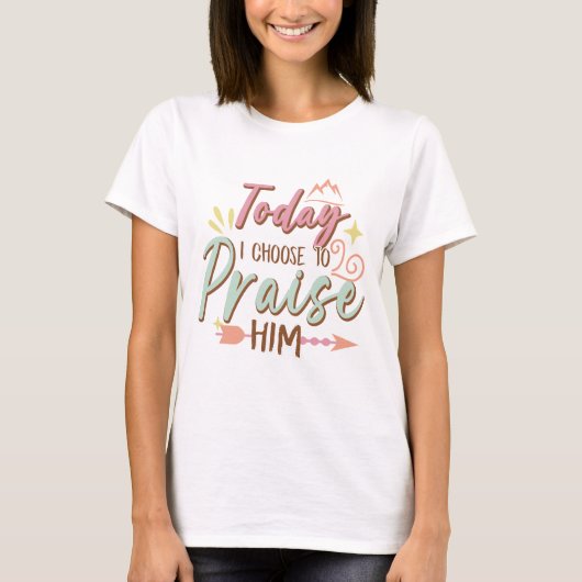 Groovy Christelijke Lof Jezus T-shirt (Voorkant)