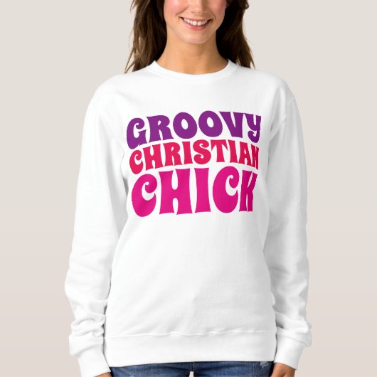 GROOVY CHRISTIAN CHICK, Dames T-shirts (Voorkant)