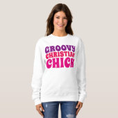 GROOVY CHRISTIAN CHICK, Dames T-shirts (Voorkant volledig)