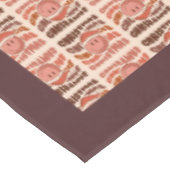 Groovy Christmas 70s Pastel Smiling Emoji Funky Tafelkleed (Gekanteld)