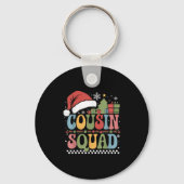 Groovy Christmas Cousin Squad Xmas Matching Boys G Sleutelhanger (Voorkant)