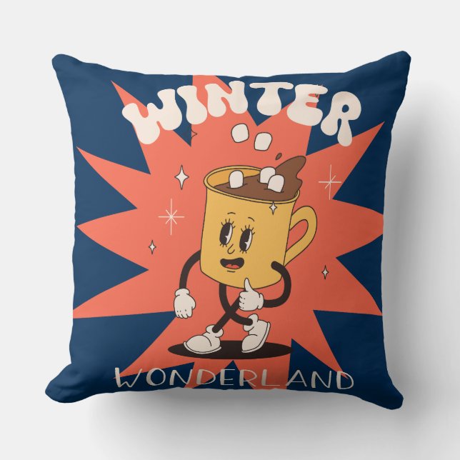 Groovy Christmas Day Sierkussen (Voorkant)