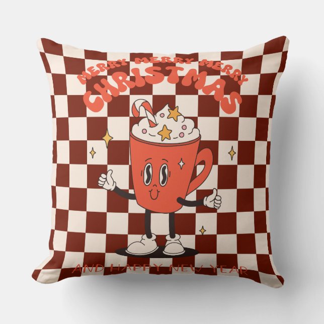 Groovy Christmas Day Sierkussen (Voorkant)