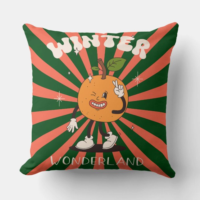 Groovy Christmas Day Sierkussen (Voorkant)