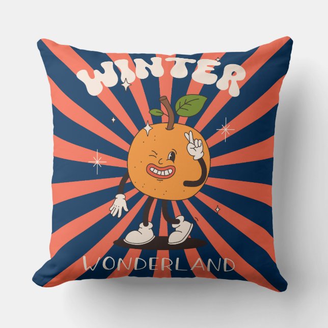 Groovy Christmas Day Sierkussen (Voorkant)