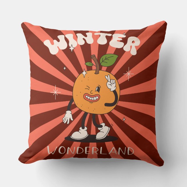 Groovy Christmas Day Sierkussen (Voorkant)