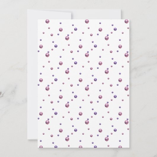 Groovy Christmas Disco Ball Pink Christmas Party Kaart (Achterkant)