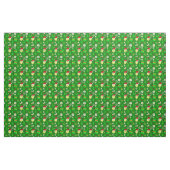 Groovy Christmas Happy Face Kerstman 1970 Stof (Yard (91,4 cm))