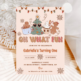 Groovy Christmas Oh Wat een leuk verjaardagsfeestj Kaart