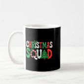 Groovy Christmas Squad Kerstboom Familie Matching  Koffiemok (Links)