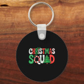 Groovy Christmas Squad Xmas Tree Family Matching P Sleutelhanger (Voorkant)