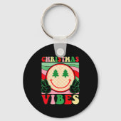 Groovy Christmas Vibes Happy Christmas Day For Men Sleutelhanger (Voorkant)