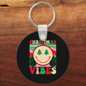 Groovy Christmas Vibes Happy Christmas Day For Men Sleutelhanger (Voorkant)