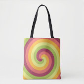 Groovy Citrus Swirl Tote Bag (Voorkant)