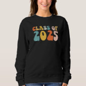 Groovy Class Of 2025 Senior Junior 12th Grade Back Trui (Voorkant)