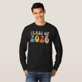 Groovy Class Of 2026 Senior Junior 12th Grade Back T-shirt (Voorkant volledig)