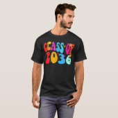 Groovy Class van 2036 groeien met mij eerste dag v T-shirt (Voorkant volledig)
