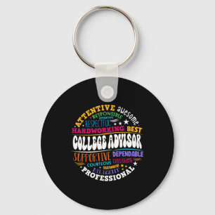 Groovy College Adviseur Waarderingsweek Terug naar Sleutelhanger