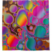 Groovy Color Burst Douchegordijn (Voorkant)