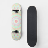 Groovy Colorful Hippie Mandala Persoonlijk Skateboard (Voorkant)