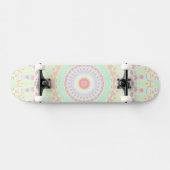 Groovy Colorful Hippie Mandala Persoonlijk Skateboard (Horizontaal)