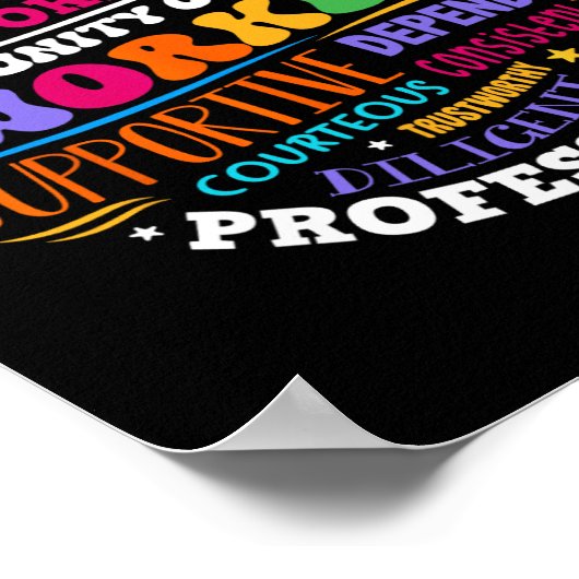 Groovy Community Outreach Worker Back To School Poster (Hoek)