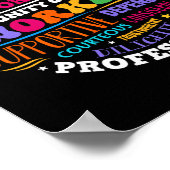 Groovy Community Outreach Worker Terug naar school Poster (Hoek)