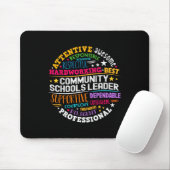 Groovy Community Schools Leider Verspreidt Positiv Muismat (Met muis)