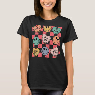Groovy Conversation Heart Snoep Valentijnsdag Cos T-shirt