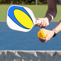 Groovy Cool Hip Bright Blue Vivid Yellow Curves