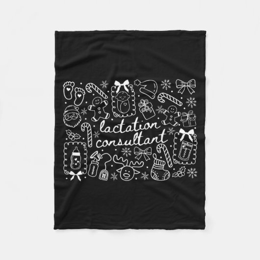 Groovy Coquette Lactation Consultant Breastfeeding Fleece Deken (Voorkant)