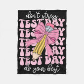 Groovy Coquette Test Day Doe je beste testles Fleece Deken (Voorkant)