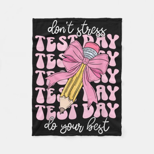 Groovy Coquette Test Day Doe je beste testles Fleece Deken (Voorkant)