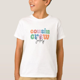 Groovy Cousin Crew Personalized T-shirt